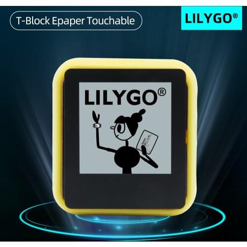 LILYGO® TTGO T-Block ESP32 Main Chip 1.54 Inch E-Paper Top Cover Programmable And Assemblable Development Hardware
