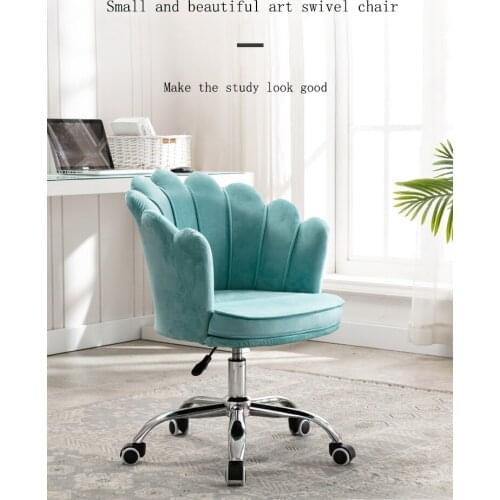 Cute bedroom desk nail art girl computer chair
