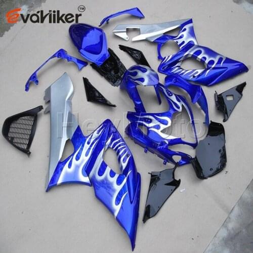 ABS Plastic fairing for GSX R1000 2005 2006 K5 silver flames GSXR1000 05 06 motorcycle bodywork kit Injection mold ABS H3