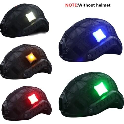 2019 New Tactical Signal Light Indicators Helmet Light Survival Lamp with Magic Tape Waterproof Military Molle Hunting Vest LEDz