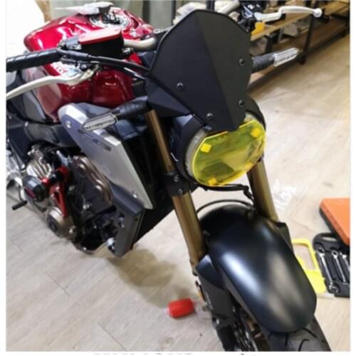 For HONDA CB650R CB 650R 2019 Motorcycle Aluminum Windscreen Wind Deflector Windsheild Head Cover Air Curtain