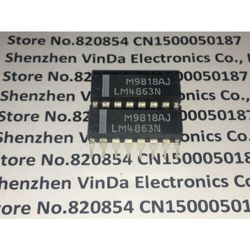 50pcs/lot LM4863N LM4863 DIP16