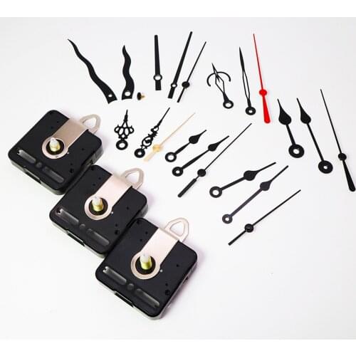 Wall Quartz Clock Movement Mechanism Repair Accessories Set with Hands