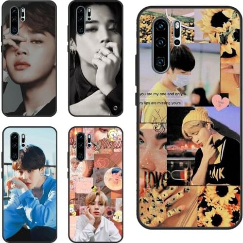 Kpop Park jimin aesthetic For Huawei P30 Pro P40 P20 Lite P Smart Z 2021 Nova 5T Case For Honor 8X 9X 9S 10 X Lite