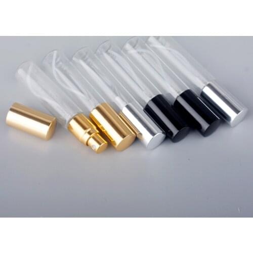 100Pcs/Lot 10ml Travel Spray Bottle Perfume Portable Empty Travel Cosmetic Case Gift Sample Mini Bottle Parfum Makeup Containrs