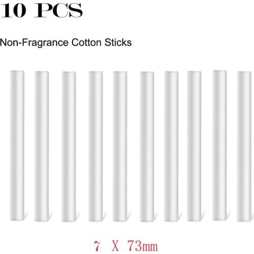 10Pcs 7X73mm Perfume-Less Cotton Stick Non-Fragrance Cotton Core For Car Outlet Air Freshener Auto Perfume Vent Air freshener