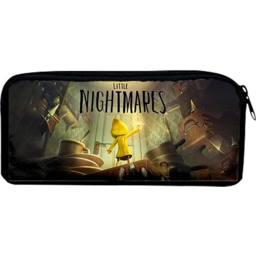 Little Nightmares Women Simple Makeup Pen Bag Lady Mini Sundries bag Cosmetic Bag Child stationery Storage Bag Pencil Bag