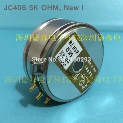 New Potentiometer JC40S 5K OHM Conductive plastic single turn type long life cost effective high linearity