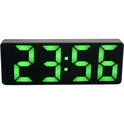 Luminous Sound Control Electronic Alarm Clock Smart Silent Alarm Desktop Timer Digital Display Table Timing Equipment Drop Ship