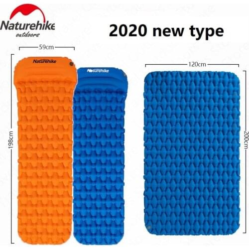 Naturehike Camping Mat Ultralight Outdoor 1-2 Man Sleeping Pad Portable Inflatable Mattress Camping Hiking Air Mat Tent Camp