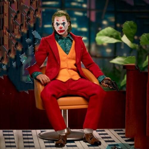 In Stock 1/12 Scale The Patriot studio The Clown Joker 6 inches Arthur Joker Fleck Action Figure Model Standard/Deluxe Edition
