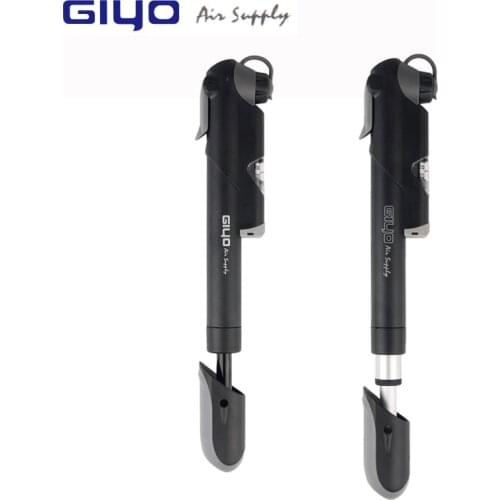 GIYO GP-41S 61S 100g MTB Road Bicycle Pump Barometer Gauge 100 PSI High Pressure Mini Cycling Presta Schrader Dropshipping