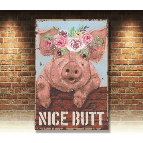 Vintage Retro Animal Metal Sign For Home Decor Bar Plaque Pub shop Outdoor Signs