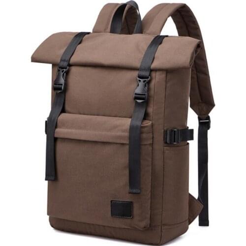 Z.L.D. Fashion Leisure Canvas Bag Outdoor Waterproof Travel Bag Large Capacity Business Computer Bag Youth Student School Bag