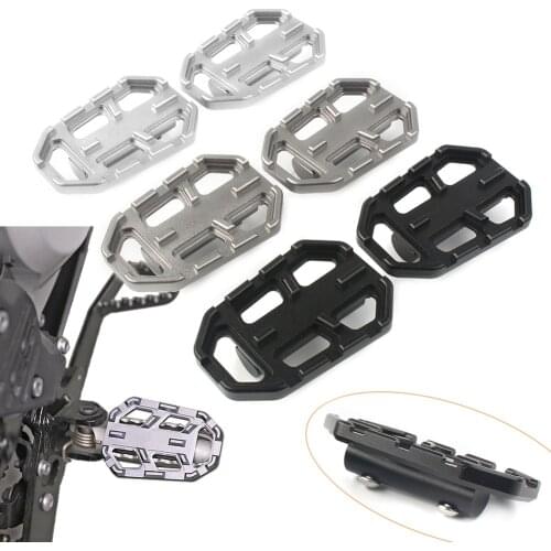 2Pcs CNC Motorcycle FootPeg Extender Pedal Foot Rest For BMW R1200GS G310GS S1000XR & R9T Scrambler / R9T Urban GS