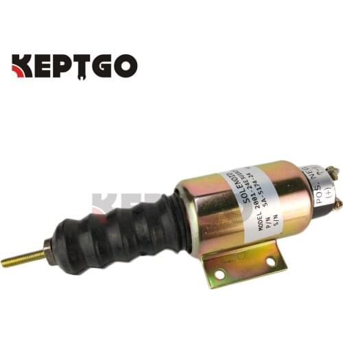 2001-24E3U1B2S2 SA-5174-24 24V 2 Terminals Shutoff Solenoid For Diesel Engine
