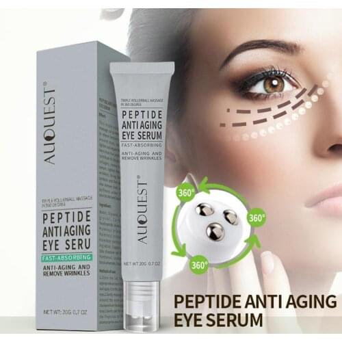 Eye Cream EGF Peptide Serum Remove Dark Circles Wrinkles Collagen Firming Skin Repair Skin Care 20g Anti Aging