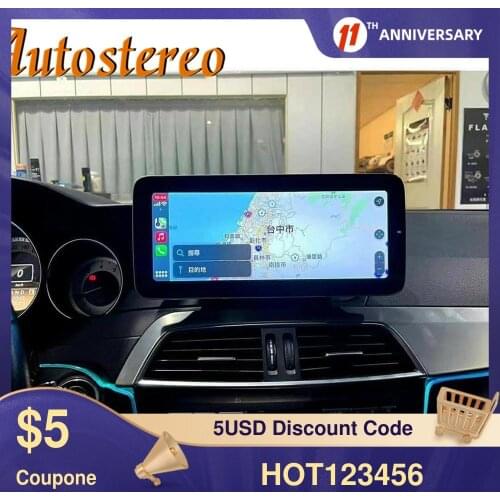 Android10 6+128 For MERCEDES BENZ C200 C220 C260 C63 W205 Car GPS Navigation Auto Stereo Radio Tape Recorder HeadUnit Multimedia