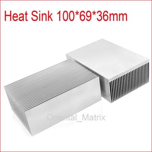 Free Shipping HeatSink Heat Sink Radiator 100*69*36mm Small Radiator - Silver