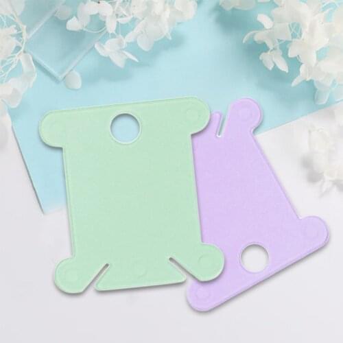 20pcs/50pcs/100pcs Plastic Cross Stitch Winding Board Sewing Tool Wire Clamp Holder Wire Coil Spool Set