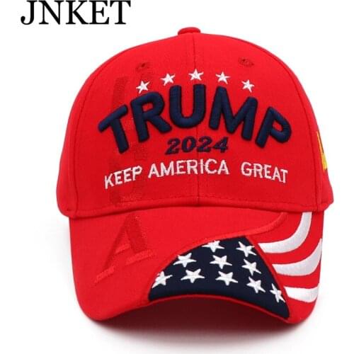 JNKET New Trump 2024 Baseball Cap US Presidential Election Hat Unisex Baseball Hats Trucker Hat Snapbacks Hat Casquette