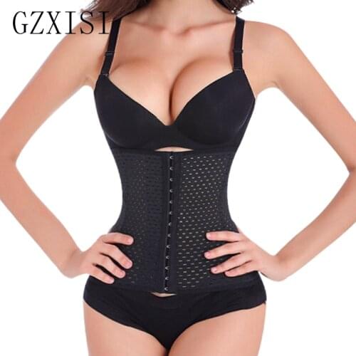 2018 Body Weight Loss 4 Spiral Steel Boned Corsets Slim Waist Cincher Shapers Underbust Corset Everyday Body Shaper