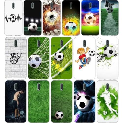 329FG football with water gift Soft Silicone Tpu Cover phone Case for Nokia 2.1 2.3 3 3.1 4.2 5 5.1 Plus 7.2 6 8