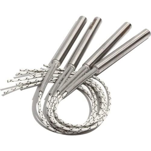 2PCS 15mm 98~115mm 316SUS Single Head Dual Heating Tube 110/220/380V Cartridge Heater 600/610/640/670/700W Resistance Element