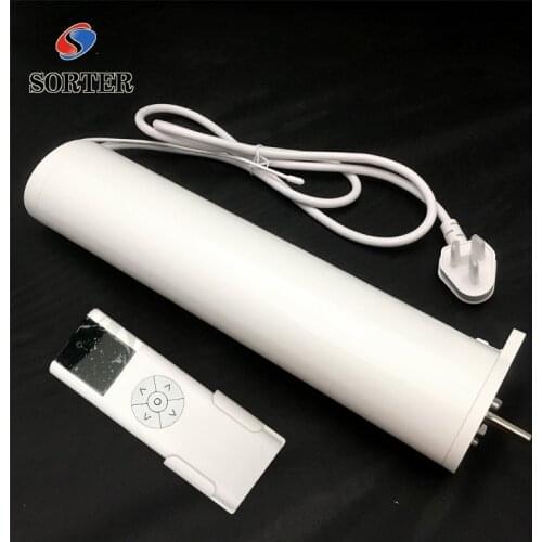 New design factory remote control motor automatic motorized smart metal electric curtain
