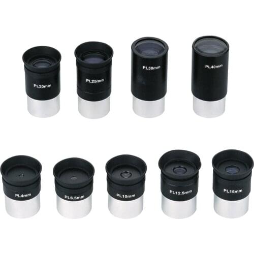 1.25inch 48 Degree Plossl Series Eyepiece Metal Frame+HD Optical Glass Lens with FMC Astronomical Telescope Accessories