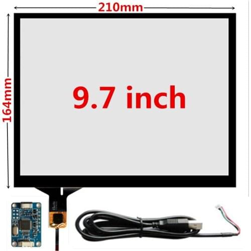 9.7 inch 210mm*164mm Raspberry Pi tablet PC industry Capacitive Touch Digitizer Touch screen panel Glass USB Driver board