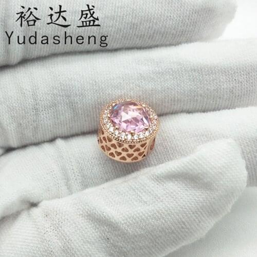 Rose Gold Sparkling Blush Pink Charm