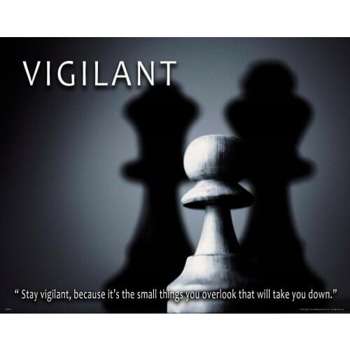 Chess Motivational Art Film Print Silk Poster Home Wall Decor 24x36inch