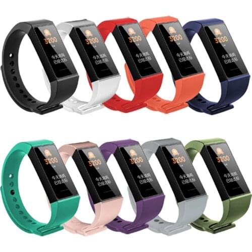Silicone Strap Film For Xiaomi Mi Band 4c Wrist Straps Replacement Bracelet for Xiomi Redmi Band 4C 4 c Band4c Wristband