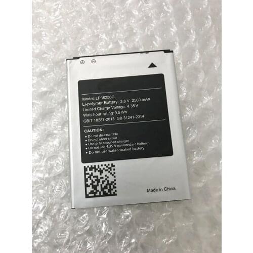 3.8V 2500mAh/9.5Wh LP38250C Replacement Battery For Hisense Sero 5 HS-U980 Hisense Infinity F20 bateria Li-Polymer Batterie