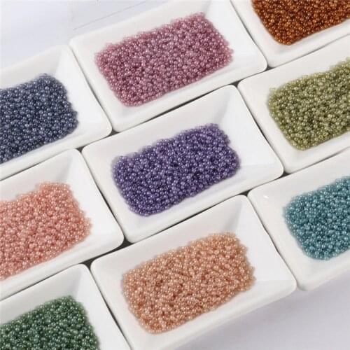 2mm Glass Seed Beads Japanese Miyuki Delica beads Small Round Loose Bead For DIY Jewelry Making Earrings Bracelet 1440Pcs