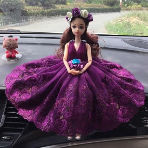 Car Interior Ornaments Lovely Doll Car Furnishing Car Styling Cute Ornaments Auto Accessories