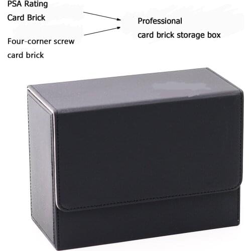 High Quality Four-corner Screws PSA Rating Card Brick Storage Box Card Case Deck Box For MTG/TCG/ PTCG/PKM Trading cards