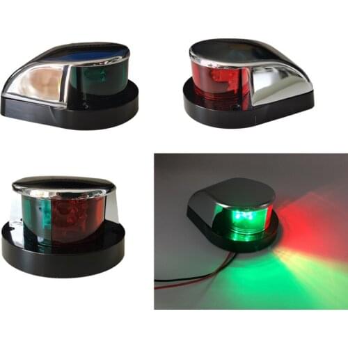 1pcs IP65 Marine Boat Yacht Light LED Bow Navigation Side Lights Pontoons Sailing Signal Light for Boat Pontoon Yacht Skeeter