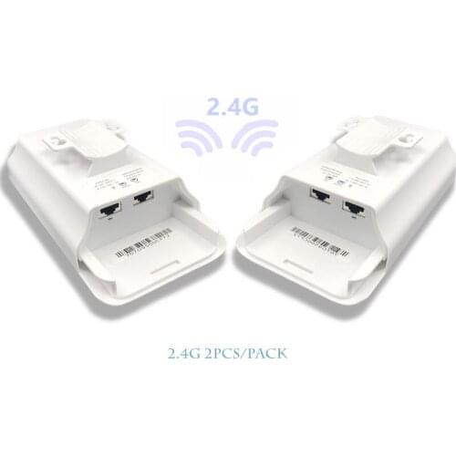 2 pieces 1-3 km 300 Mbit open router CPE 2.4G wireless access point router Wi-Fi bridge extension center router with 24 V POE