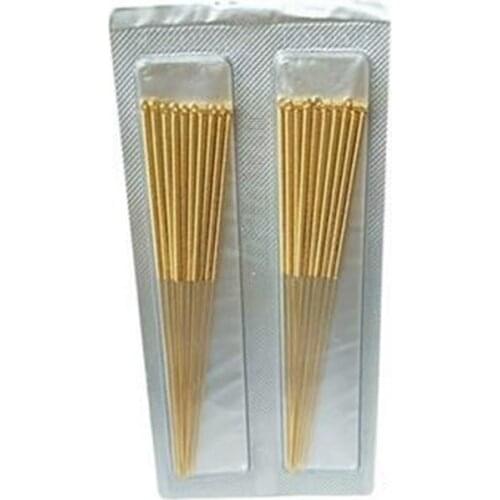 20 pieces per box full gold-plated acupuncture needle filiform acupuncture needle Chinese acupuncture golden needle high quality