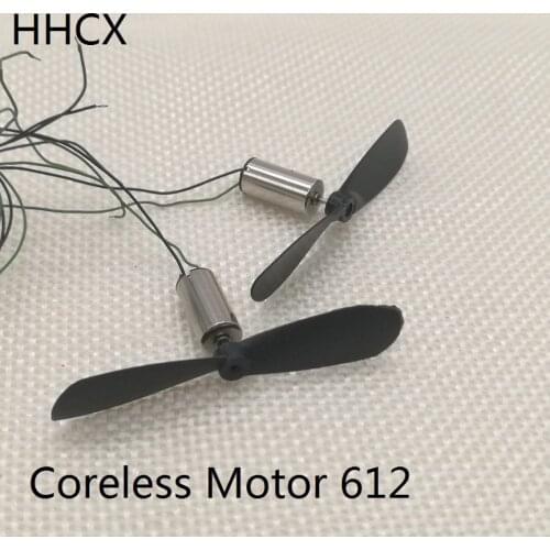 4PCS/LOT DC Motor 3.7VDC 60000RPM Nd-Fe-B Super Magnetic 612 Coreless Brushless Motor 612 6*12MM