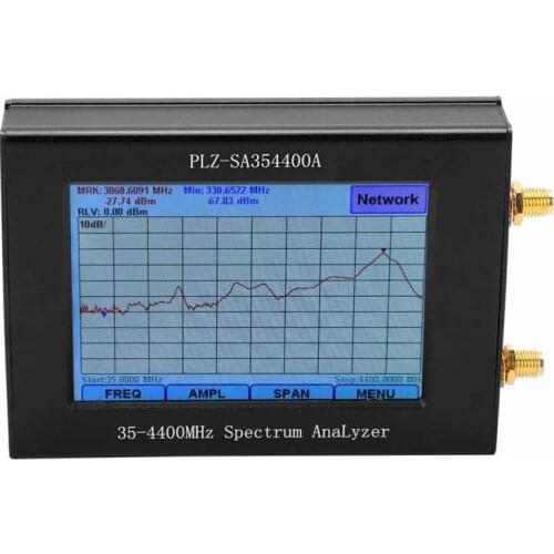 35-4400MHz Spectrum Analyzer 3.5 Inch TFT USB2.0 USB3.0 with Tracking Source Simple Sweep Generator Laboratory Meter