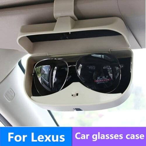 Car Sunglasses Case Holder Glasses Box Storage For Lexus RX NX GS CT200H GS300 RX350 RX300 MG 3 ZR Accessories