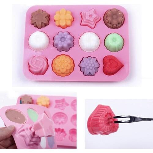 Baking Pan Tray Molds Silicone Soap Mold Cake Baking Mould 3D Chocolate Supplies DIY Jelly Candy Making Tool