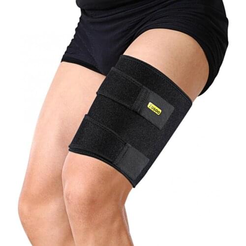 Yosoo Thigh Compression Wrap Strap Protector Brace Sleeve Adjustable Neoprene Pain Relief