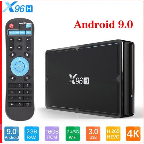 [Genuine]New X96H Android 9.0 Smart TV Box 4GB RAM 64GB ROM With Dual Band Wifi Blueooth Media Player Allwinner H603 set-top box
