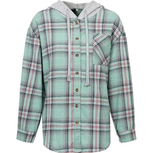 Prideannqi Womens Hooded Shirts