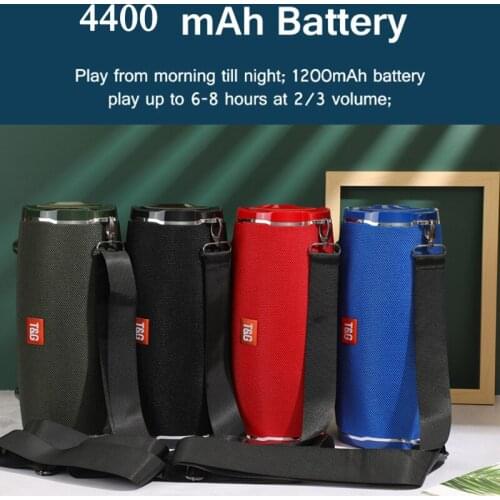 TG187 30W High Power BT FM TF Speaker Waterproof Portable Column for PC Computer Speakers Subwoofer Boom Box Music Center Radio