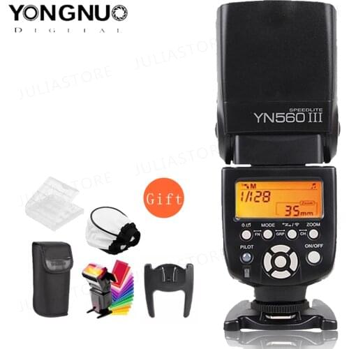YONGNUO YN560III YN560-III YN560 III Wireless Flash Speedlite Speedlight For Canon Nikon Olympus Panasonic Pentax Camera